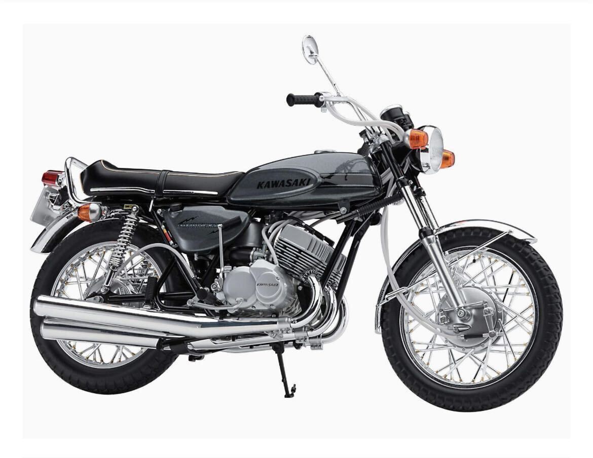 ハセガワ 1/12 バイクシリーズ カワサキ 500-SS MACHIII (Ｈ1) プラモデル BK10 未組立 _画像6
