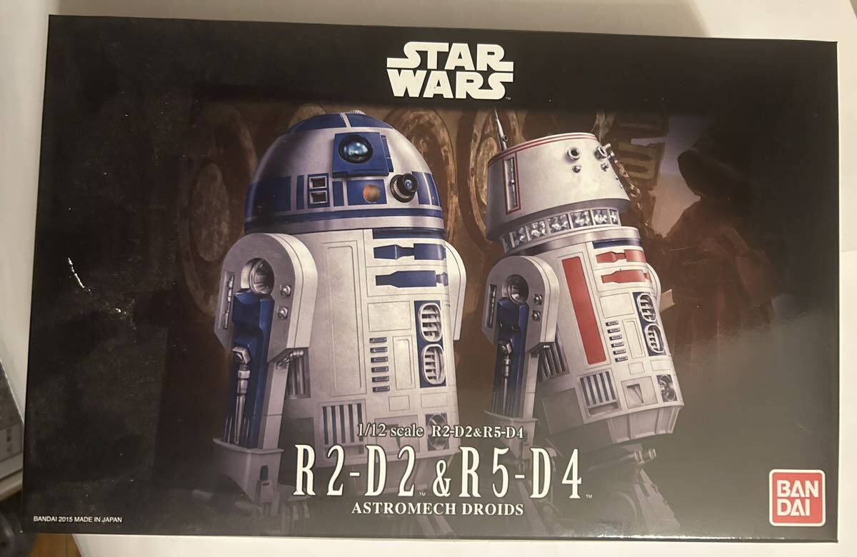 BANDAI スター・ウォーズ R2-D2 & R5-D4 1/12スケール プラモデル未組立 の画像6