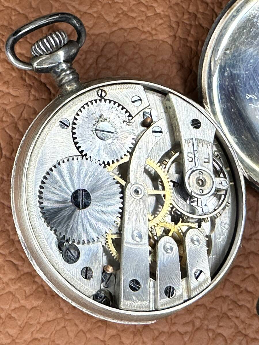 国産初腕時計 ローレルの懐中時計の画像3