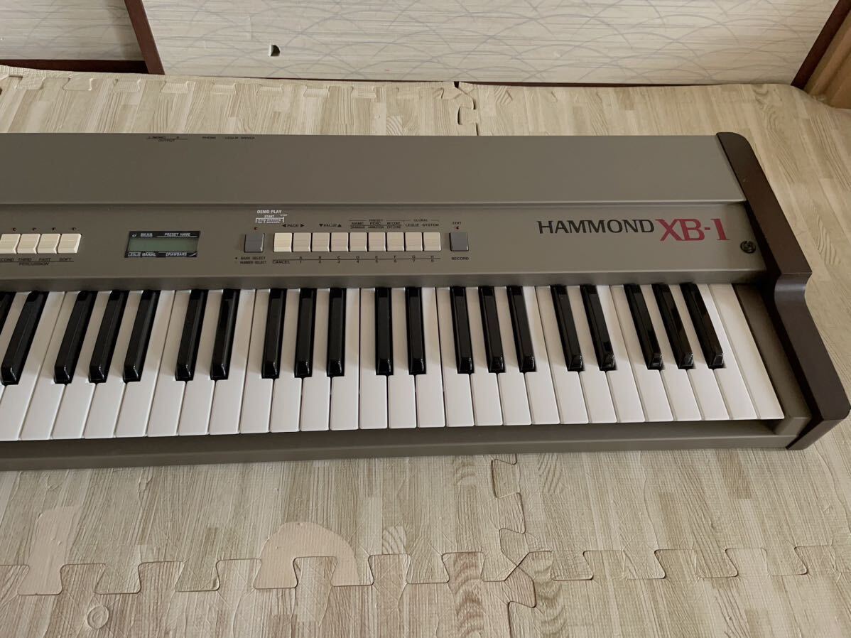* редкий цвет прекрасный товар HAMMOND Hammond XB-1 электроорган клавиатура синтезатор специальный жесткий чехол есть 