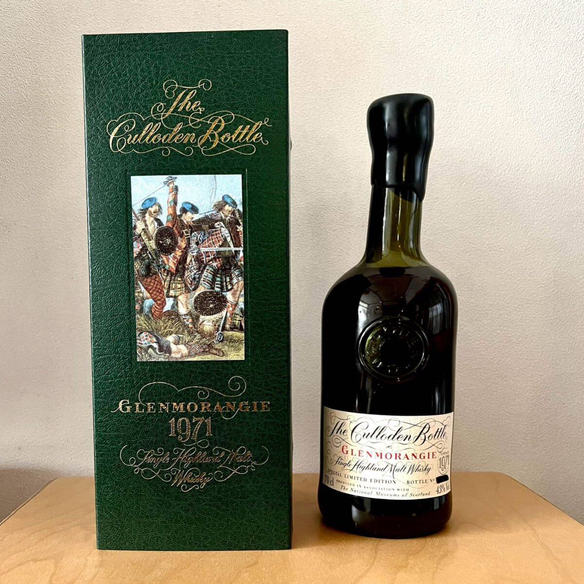 1円〜 グレンモーレンジ 1971 カローデンの戦い 43% GLENMORANGIE 保証書付きの画像2