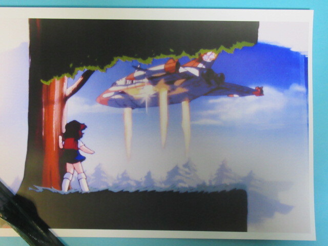 稀少アニメ資料★ランドセルとビートル機「ＤＡＩＣＯＮⅣＯＰアニメ」大判スチールの画像1