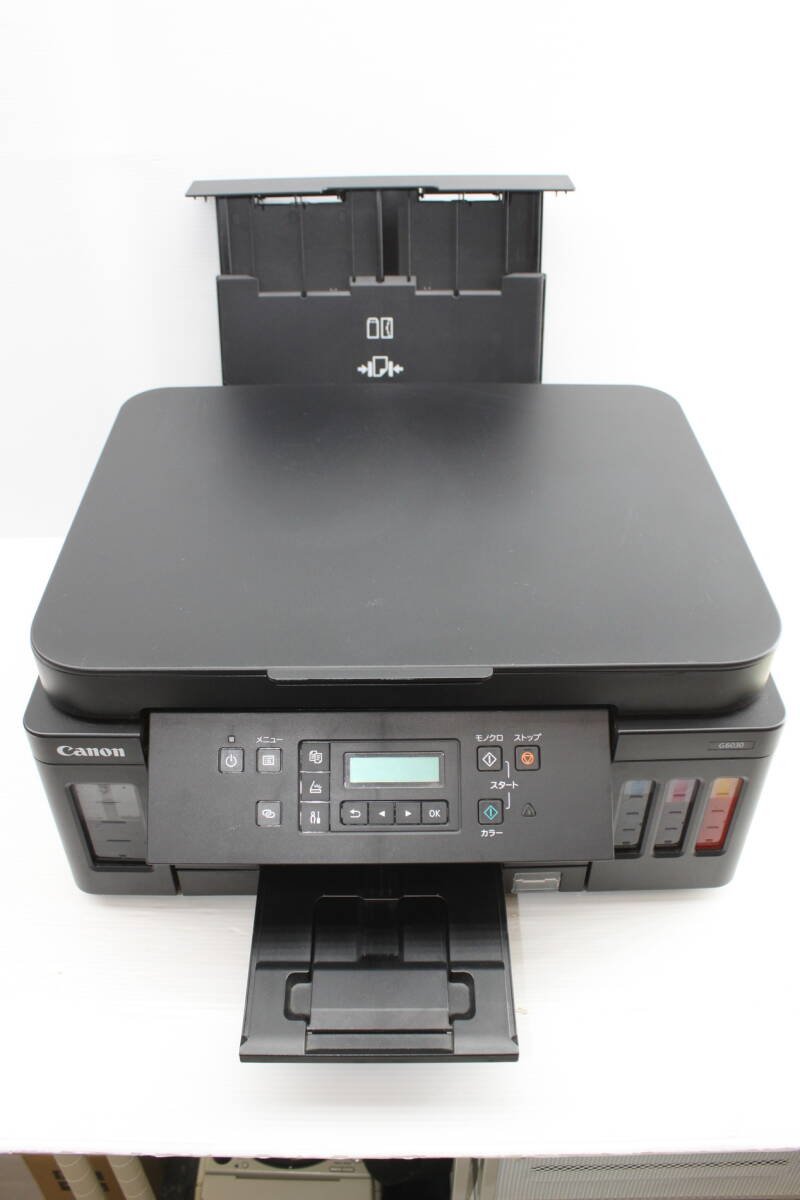 Canon インクジェット複合機 G6030 大容量ギガタンク搭載 印刷枚数2,057枚 ブラックの画像4