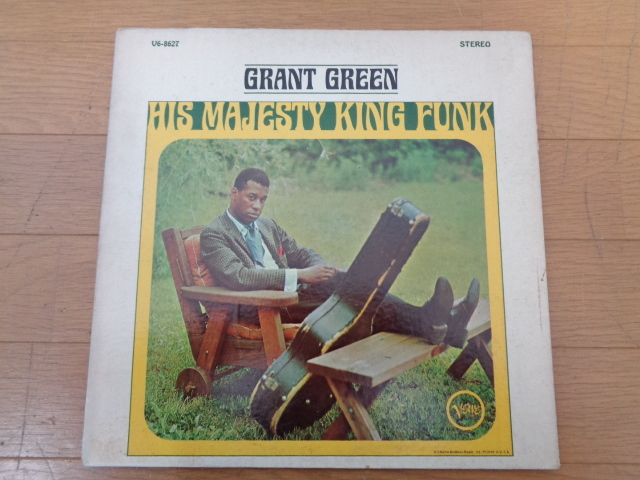 ★美盤　US盤　グラント・グリーン GRANT GREEN/HIS MAJESTY KING FUNK　LP★_画像1