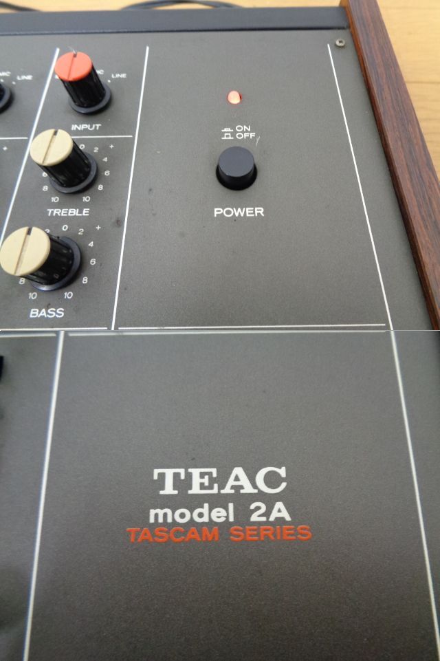 ★TEAC ティアック M-2A オーディオミキサー TASCAM Model 2A 動作品★の画像9