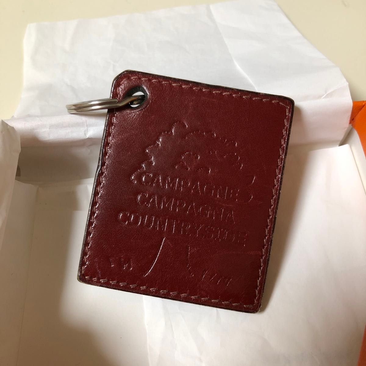 最終お値下げ！HERMES エルメスレザーキーリング.キーホルダー