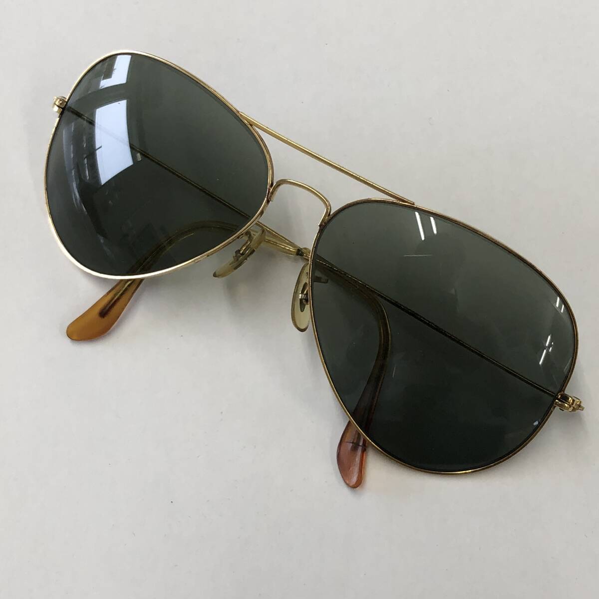 ☆RAY-BAN USA B&L アビエーター 62 □ 14 レイバン ヴィンテージ サングラス !