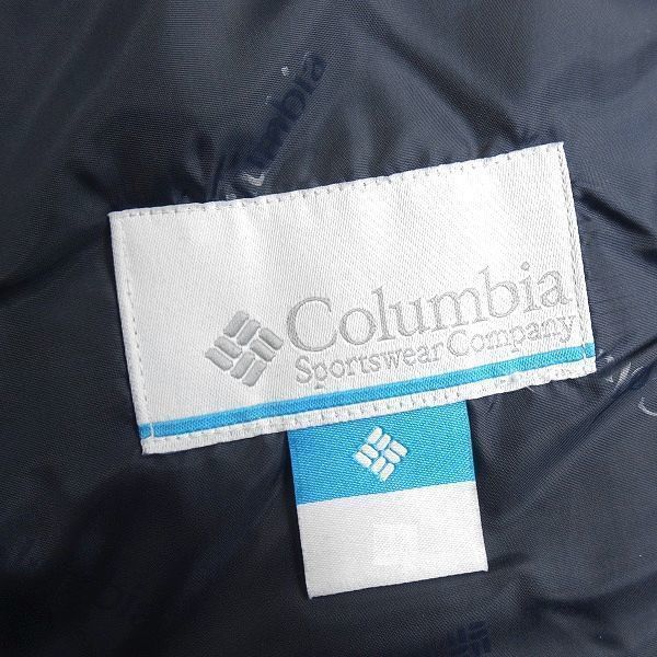 ■Columbia コロンビア 新品 高耐久ナイロン フルジップ ダウンベスト インナーベスト アウトドアウェア YMK100 464 90/S ▲017▼bus189coの画像6