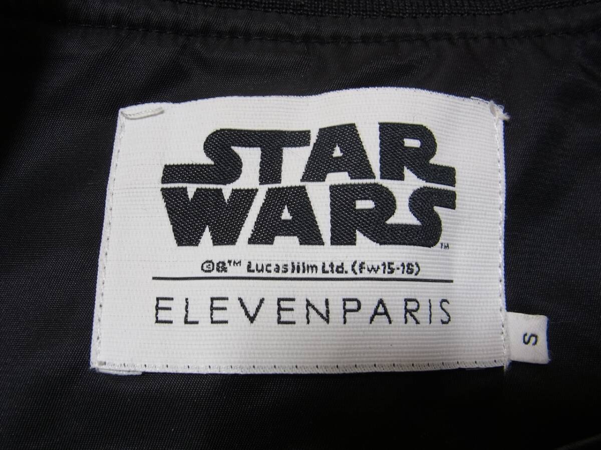コラボ【S】ELEVEN PARIS イレブンパリ STAR WARS スターウォーズ 刺繍 ブルゾン ジャケット ダースベーダー_画像6