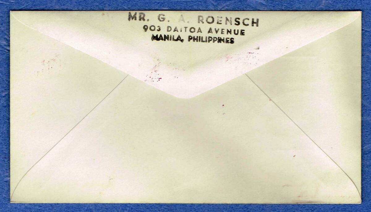 南方占領地切手　フィリピン　水害救済慈善切手　３種完　１９４３年１２月　マニラ局 _画像2