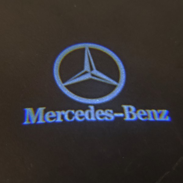 メルセデスベンツ カーテシ ライト ランプ 2個 LEDロゴ投影 CLA CLS Eクラス C218 C207 A207 Mercedes Benzの画像2