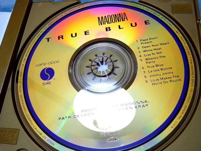 ◆ マドンナ / トゥルー・ブルー ゴールドディスク　24K蒸着CD MADONNA True Blue ◆_画像4