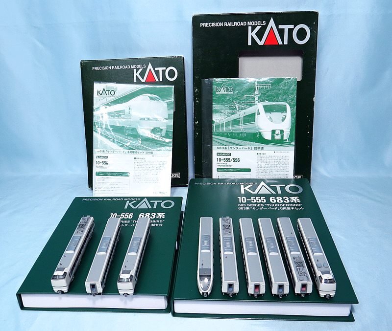 ◆ KATO N-GAUGE 683系「サンダーバード」6両基本セット10-555 3両増結セット10-556 Nゲージ ◆