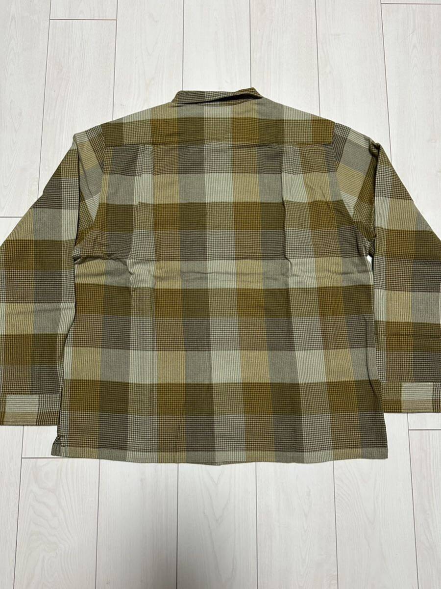 Supreme Plaid Flannel Shirt L オリーブ 新品未使用 シュプリーム プレイド フランネル シャツ Olive チェック_画像2
