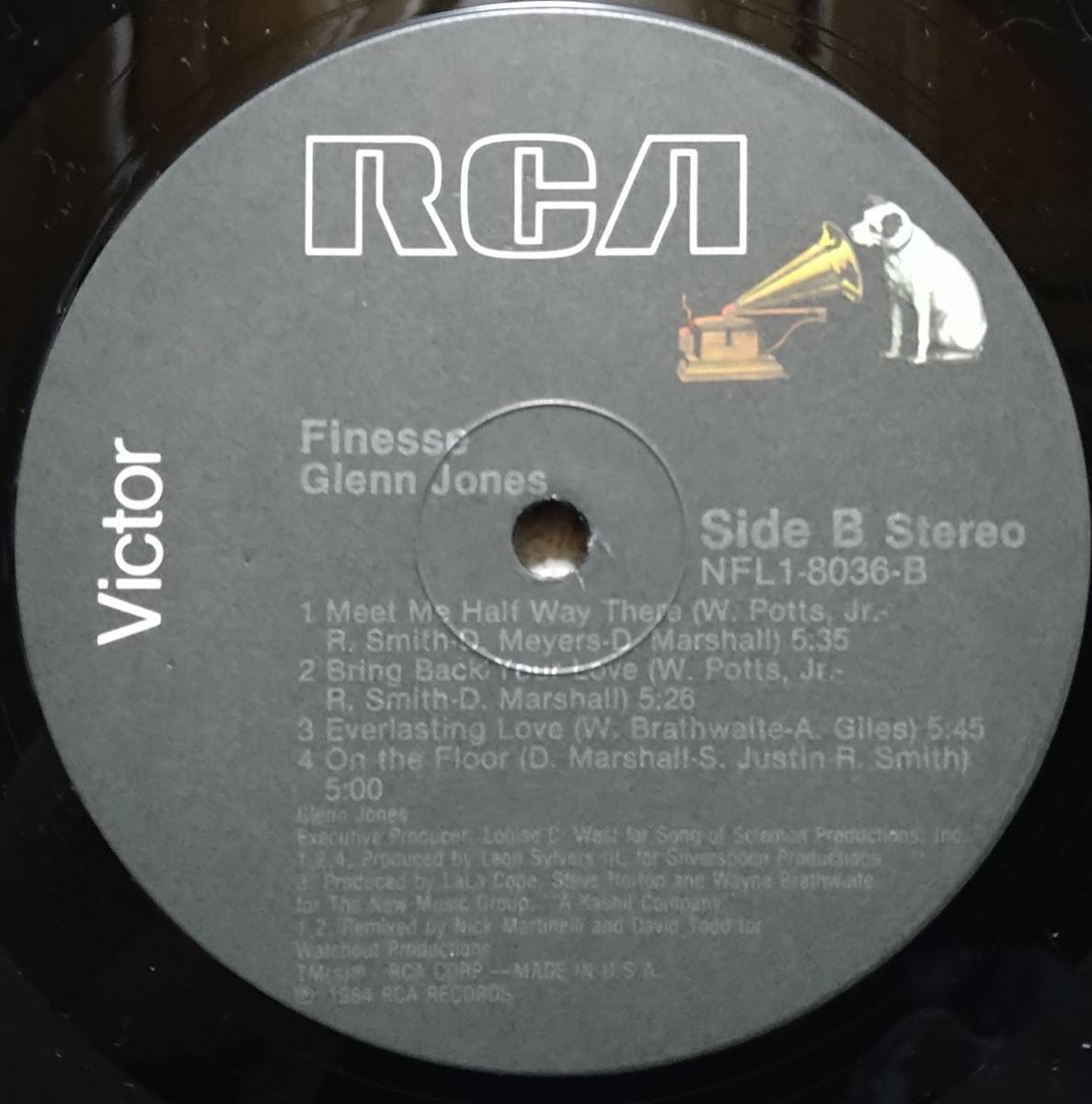 【LP Soul】Glenn Jones「Finesse」オリジナル US盤 シュリンク付 Show Me 収録（Ice Cube.AZ feat. Nasネタ）の画像4
