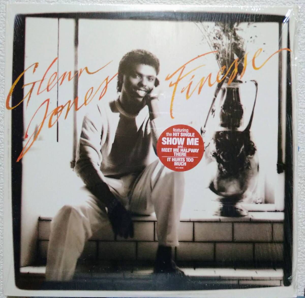 【LP Soul】Glenn Jones「Finesse」オリジナル US盤 シュリンク付 Show Me 収録（Ice Cube.AZ feat. Nasネタ）の画像1