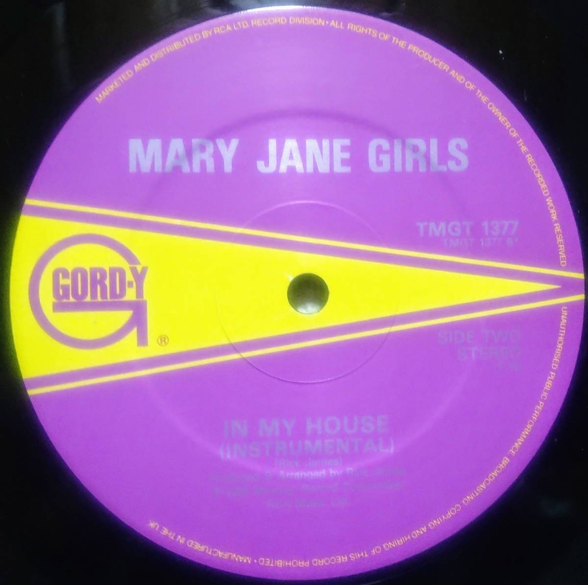 【12's Soul】Mary Jane Girls「In My House」UK盤_Side1