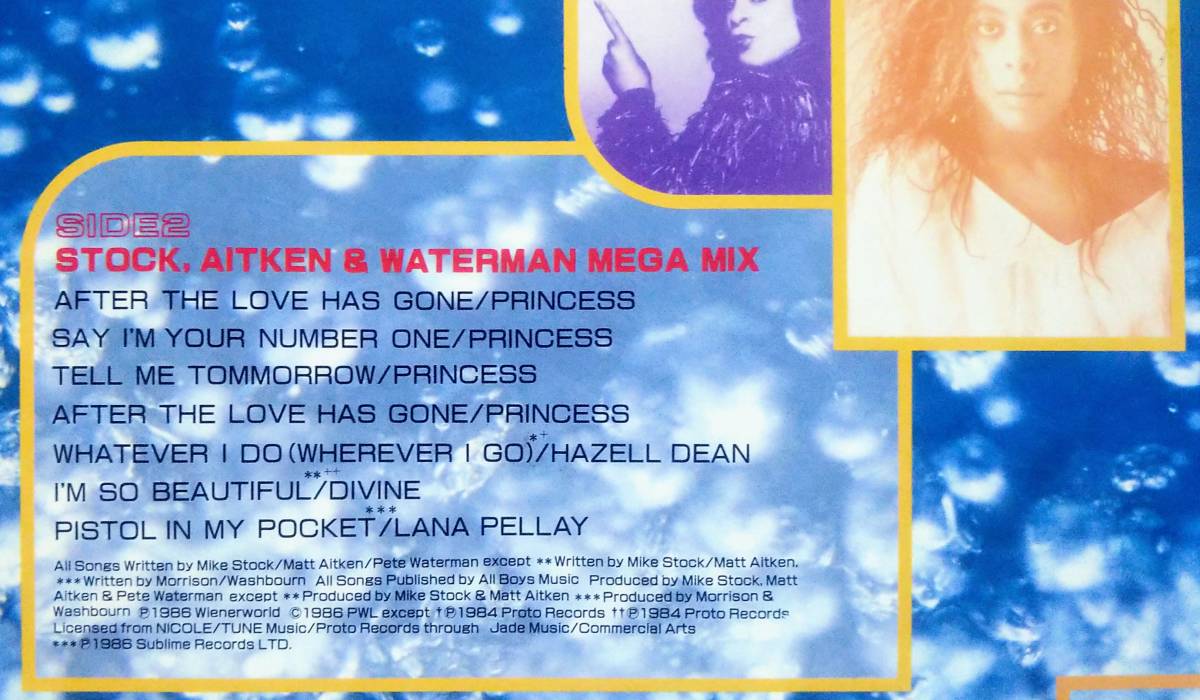 【LP Euro Beat】V.A That's Eurobeat「Non-Stop Mix Vol. 2」JPN盤 Michael Fortunati.Princess.Hazell Dean.Divine.Lana Pellay 収録！_収録内容