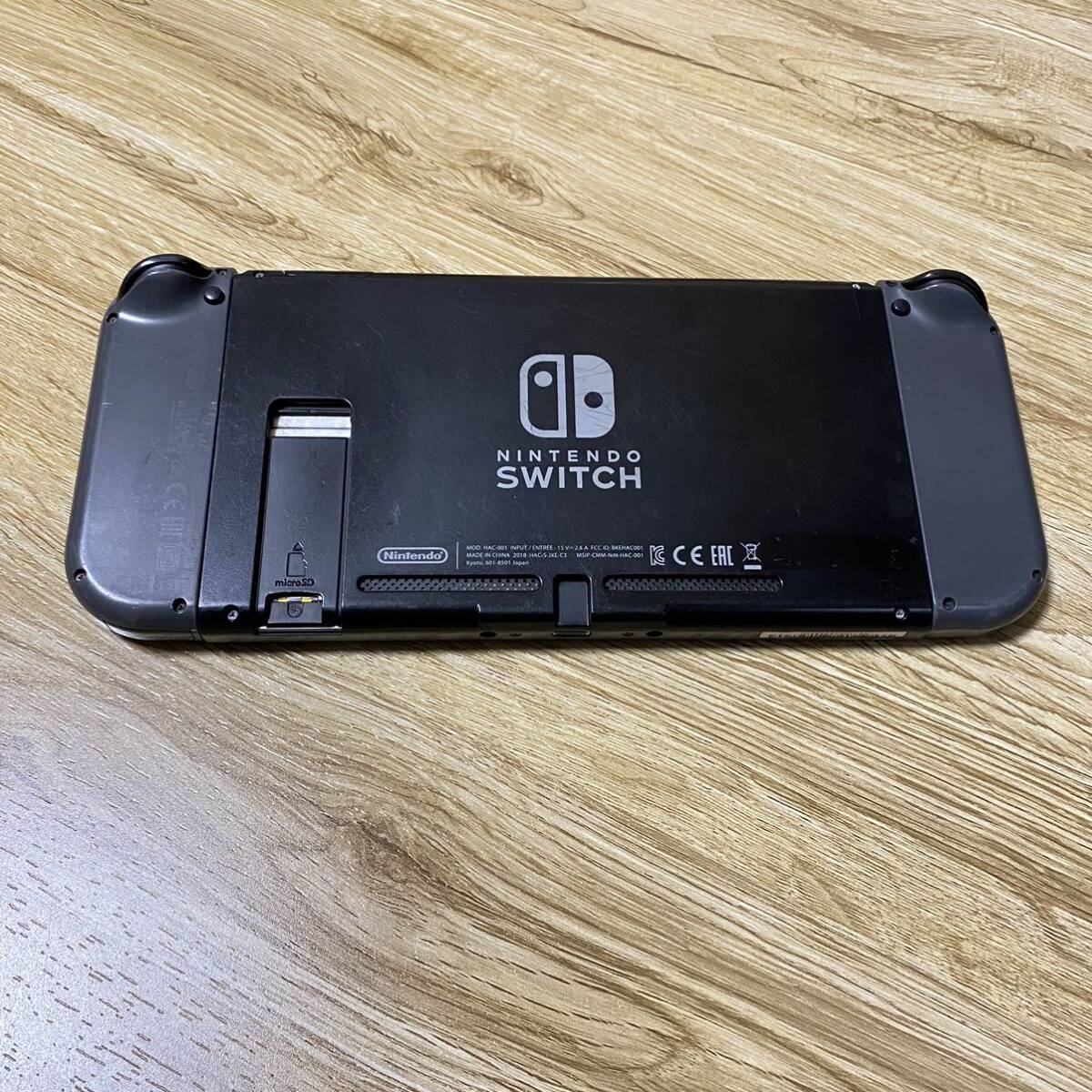 Nintendo Switch ニンテンドースイッチ グレー 旧型 初期化済 HAC-S-KAAAA ジャンク_画像7