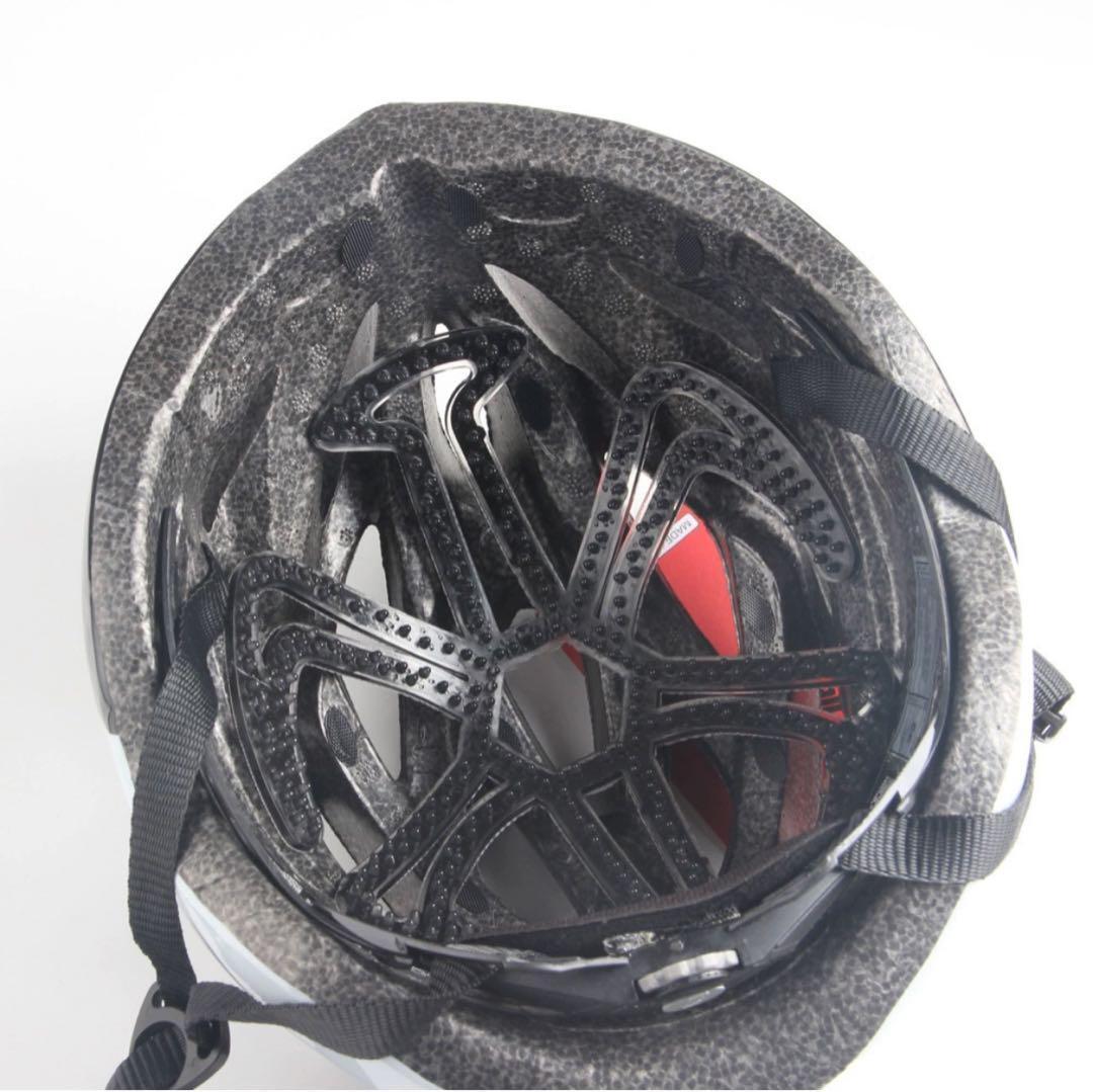 【新品】ヘルメット用ベンチレーションライナー ヘルメットインナー 黒 シリコンインナーパッド バイク 自転車 作業用ヘルメットの画像2