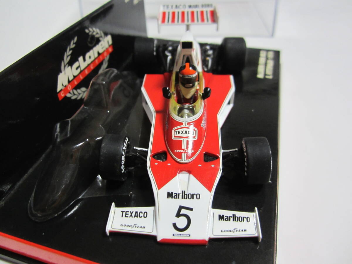 即決 PMA ミニチャンプス 1/43 マクラーレン M23 1974年F1チャンピオン №5 エマーソン・フィッツパルディ マルボロ仕様_画像6