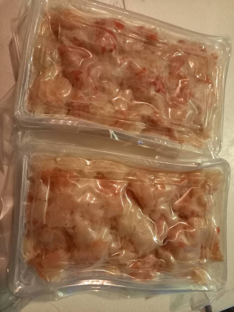 数量限定特選 北海道産紅ズワイ棒肉70g×5個セット 剥き身500g×2個セット 特殊加工冷凍 の画像3