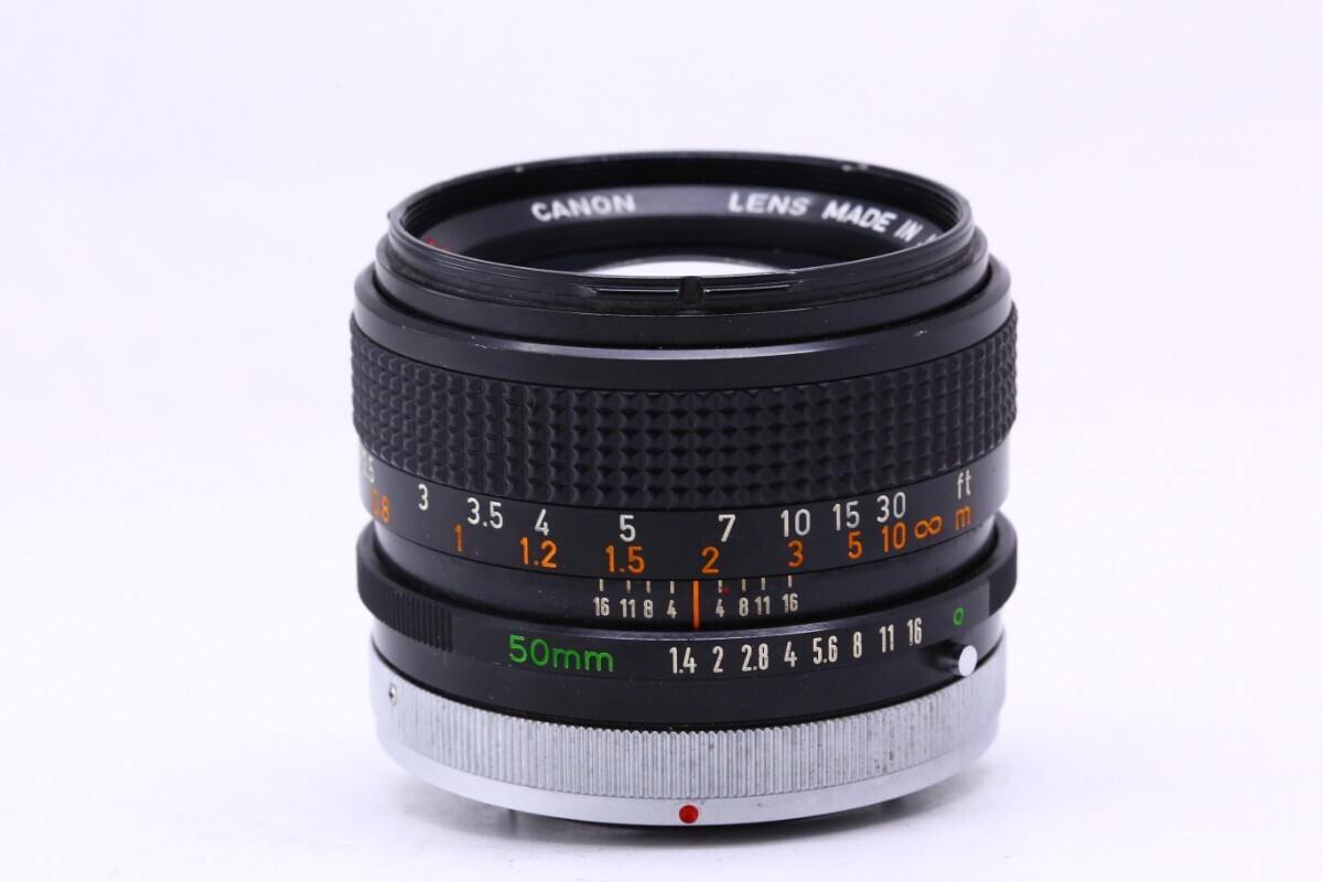 【整備済み・美品】Canon A-1 FD 50mm F1.4 S.S.C. ボディ レンズセット キヤノン #9603の画像10