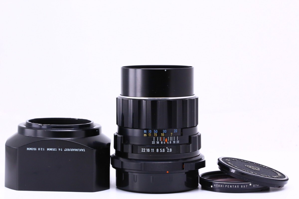 【超美品】PENTAX Super-Multi-Coated TAKUMAR 6×7 150mm F2.8 67マウント ペンタックス MF中判用 交換レンズ 希少元箱付き #12374_画像9