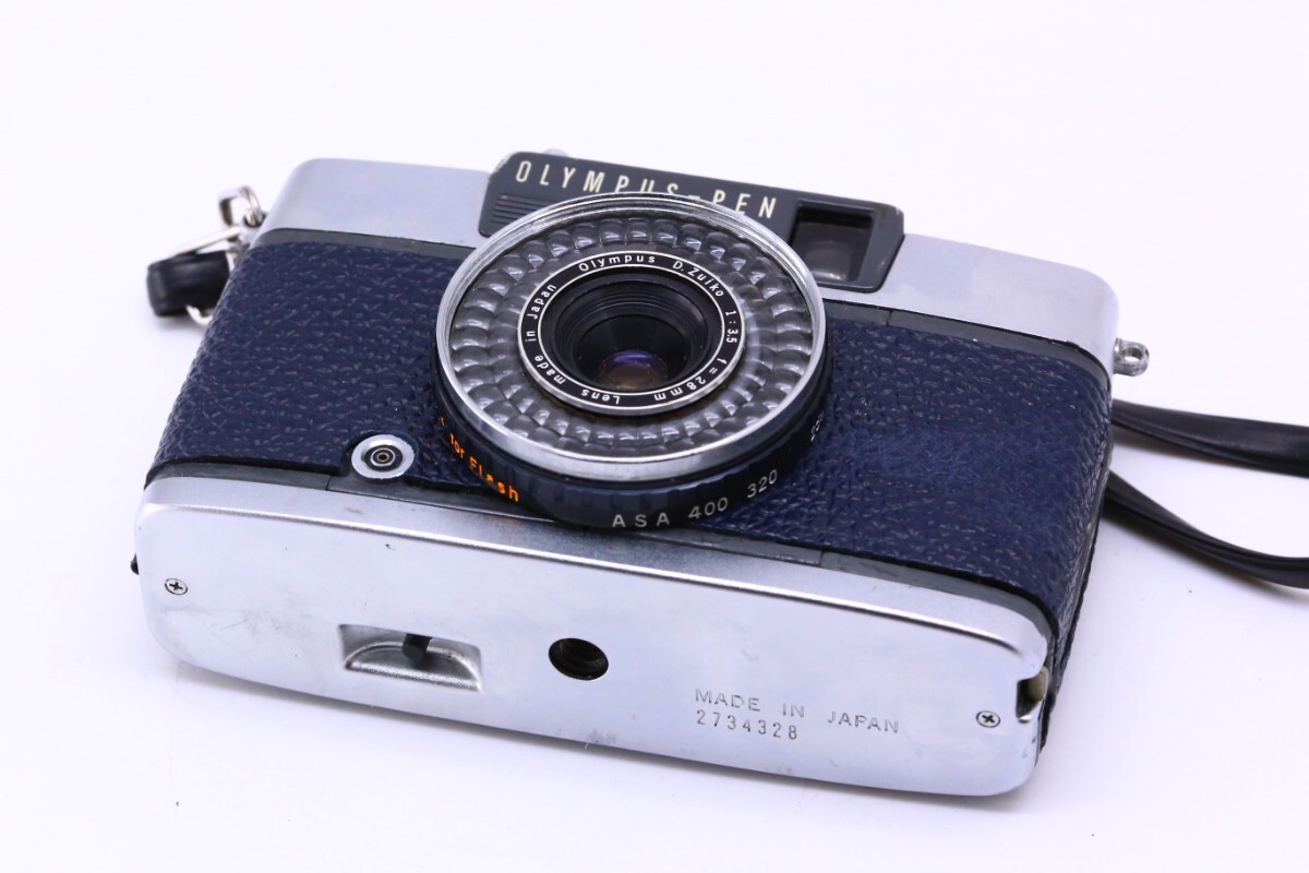 【整備済み・美品】OLYMPUS PEN EE-2 ブルー ハーフサイズ コンパクトカメラ オリンパス #11399の画像8