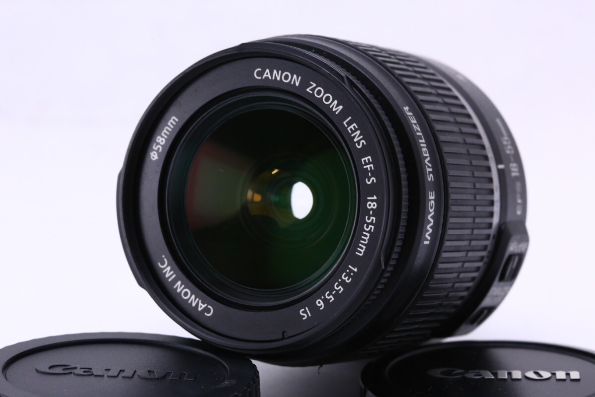 【極上美品】キヤノン Canon EF-S 18-55mm F3.5-5.6 IS #12430の画像1