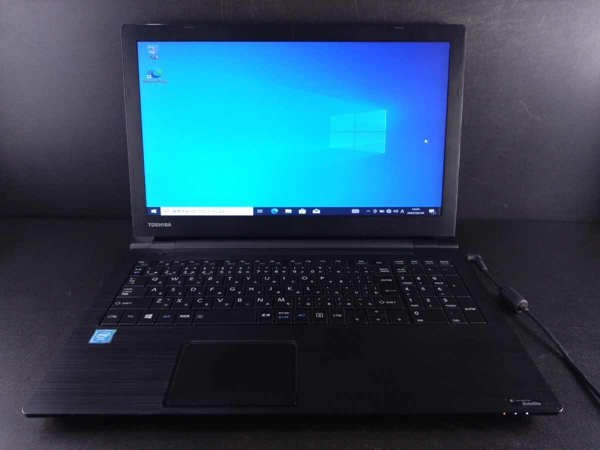 TOSHIBA 東芝 ノート型パソコン Windows10 Celeron 3215U dynabook Satellite B35/Y ノートPCの画像1