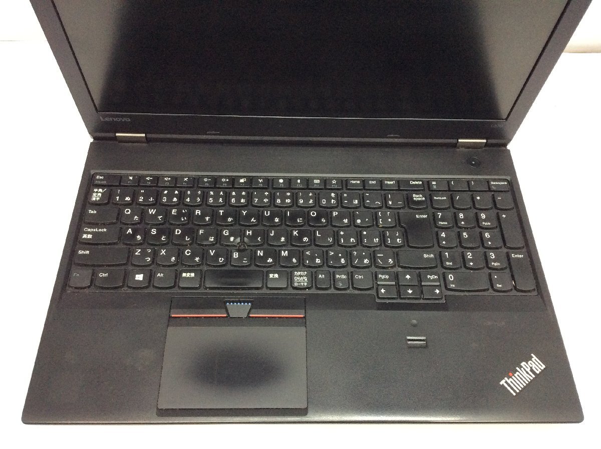 ジャンク/ LENOVO 20J8S03U00 ThinkPad L570 Intel Core i5-7200U メモリ8.19GB HDD500.1GB 【G21072】_キーボードにテカリがあります