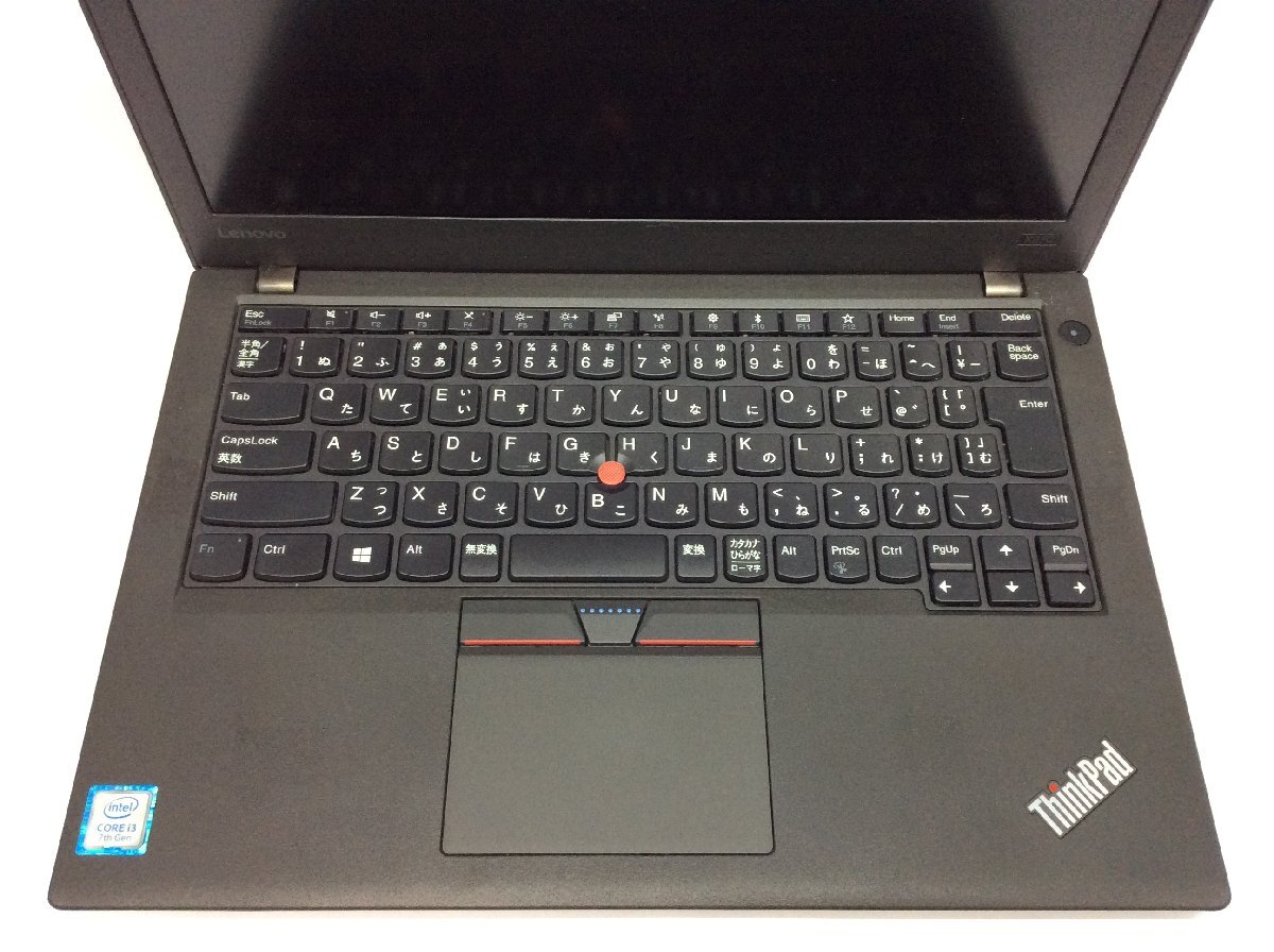 ジャンク/ LENOVO 20HMA1G5JP ThinkPad X270 Intel Core i3-7100U メモリ4.1GB NVME256.06GB 【G21387】_画像4