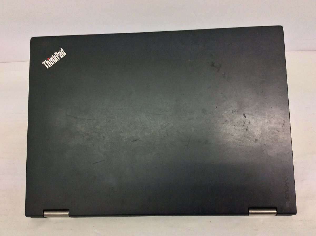 ジャンク/ LENOVO 20JHS03V00 ThinkPad Yoga 370 Intel Core i5-7200U メモリ8.19GB NVME256.06GB 【G21369】_天板に傷があります