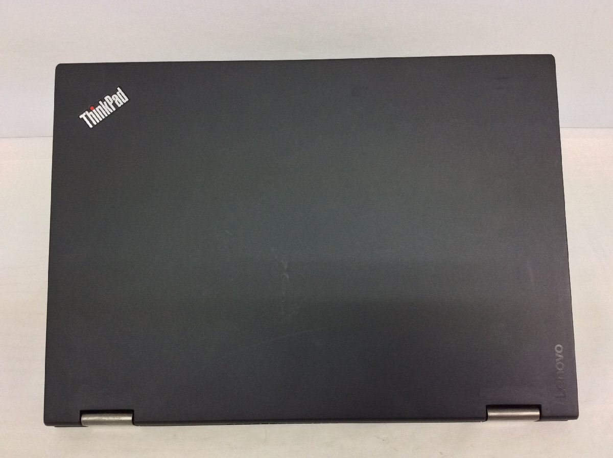 ジャンク/ LENOVO 20JHS03V00 ThinkPad Yoga 370 Intel Core i5-7200U メモリ8.19GB NVME256.06GB 【G21363】_天板に傷とステッカーの跡があります