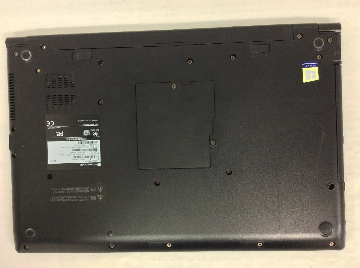 ジャンク/ TOSHIBA dynabook B65/DP A6B5DPW4BA21 Intel Celeron 3867U メモリ4.1GB HDD500.1GB 【G21516】の画像7