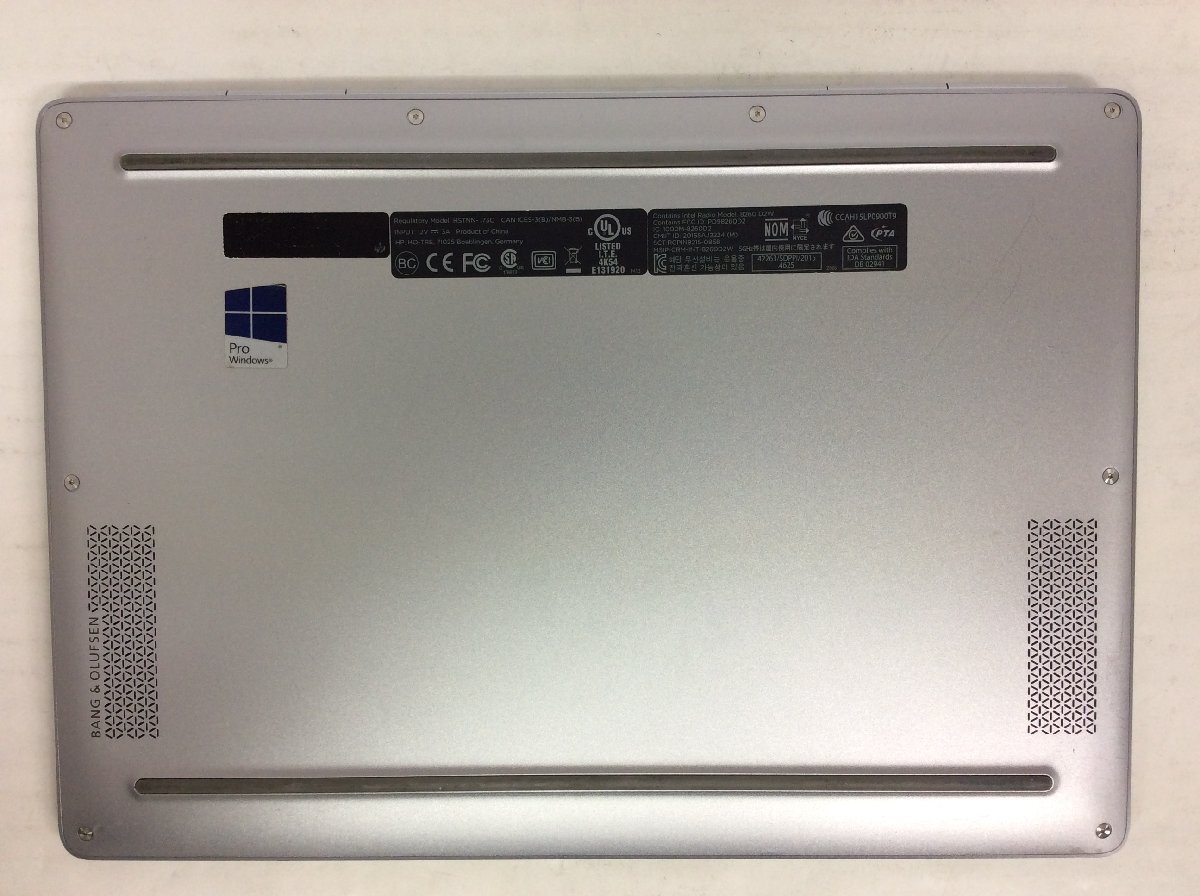 ジャンク/ HP HP EliteBook Folio G1 Intel Core m5-6Y54 メモリ8.19GB SSD128.03GB 【G21861】_底面に傷があります