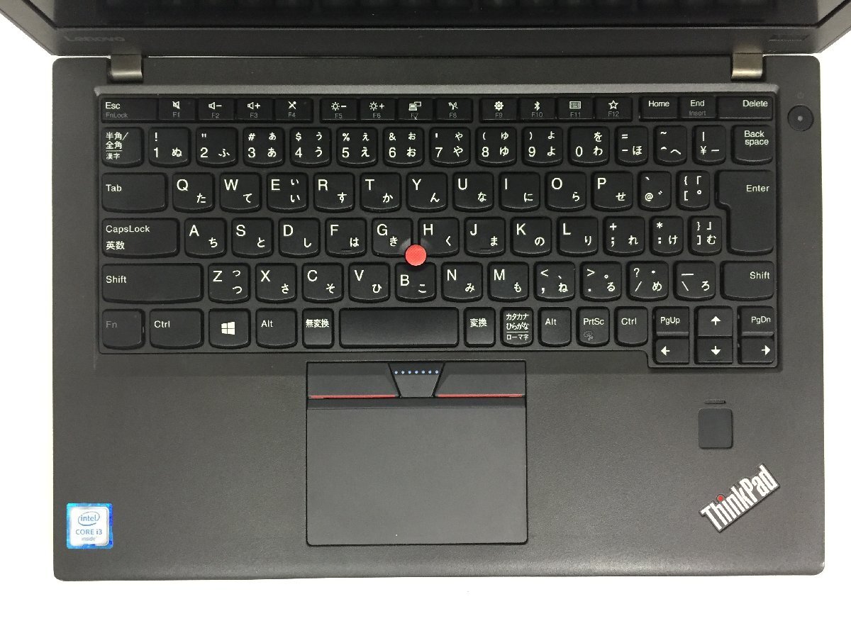 ジャンク/ LENOVO 20K5S48N00 ThinkPad X270 W10DG Intel Core i3-6100U メモリ4.1GB SSD128.03GB 【G21154】_パームレストに分かりにくい傷があります