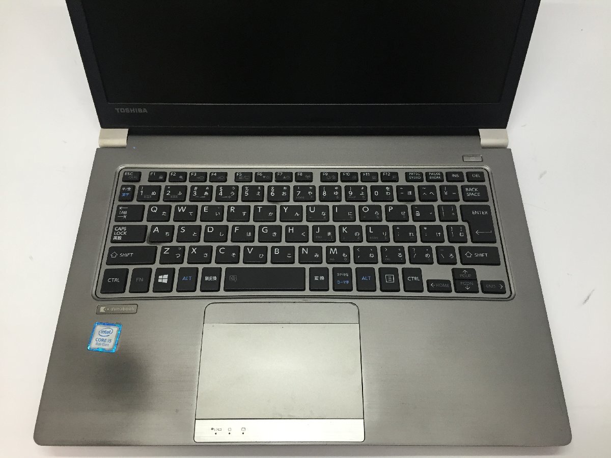 ジャンク/ TOSHIBA dynabook R63/H PR63HTA4347AD11 Intel Core i5-8250U メモリ8.19GB SSD128.03GB 【G21242】_KBテカリ/フレーム・本体に変色があります