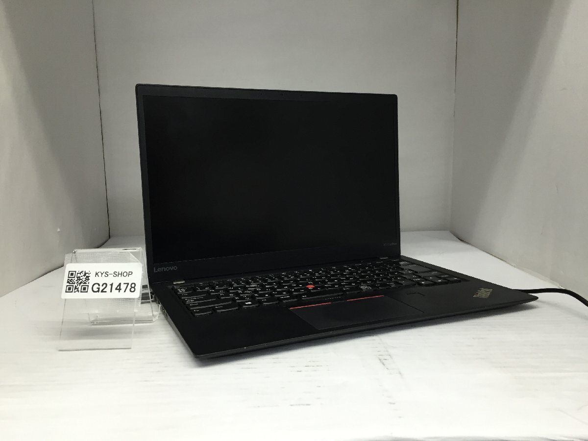 ジャンク/ LENOVO 20HRA00MJP ThinkPad X1 Carbon 5th Intel Core i5-7200U メモリ8.19GB NVME256.06GB 【G21478】の画像1