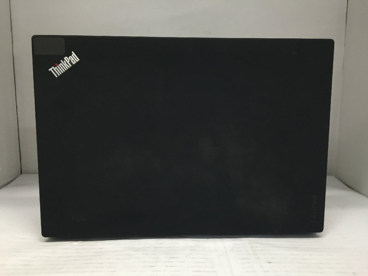 ジャンク/ LENOVO 20HMA1G5JP ThinkPad X270 Intel Core i3-7100U メモリ4.1GB NVME256.06GB 【G21426】_天板に汚れ・ステッカー跡があります