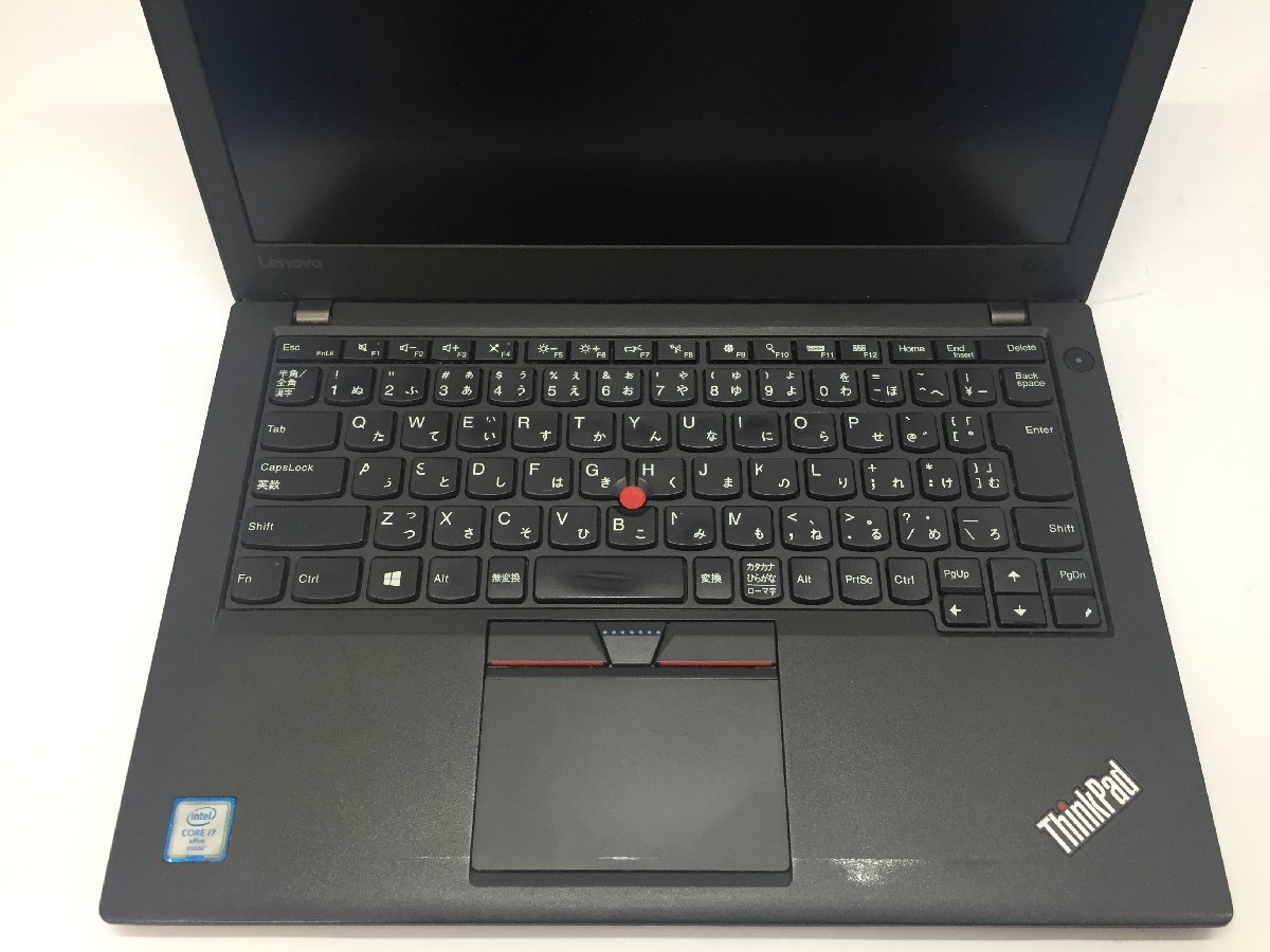 LENOVO 20F5A0BBJP ThinkPad X260 Intel Core i7-6600U memory 16.38GB storage less OS less AC adaptor lack of [G18195]