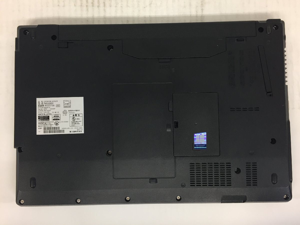 ジャンク/ FUJITSU FMVA20001 LIFEBOOK A576/R Intel Core i5-6300U メモリ4.1GB HDD500.1GB 【G21526】_画像6