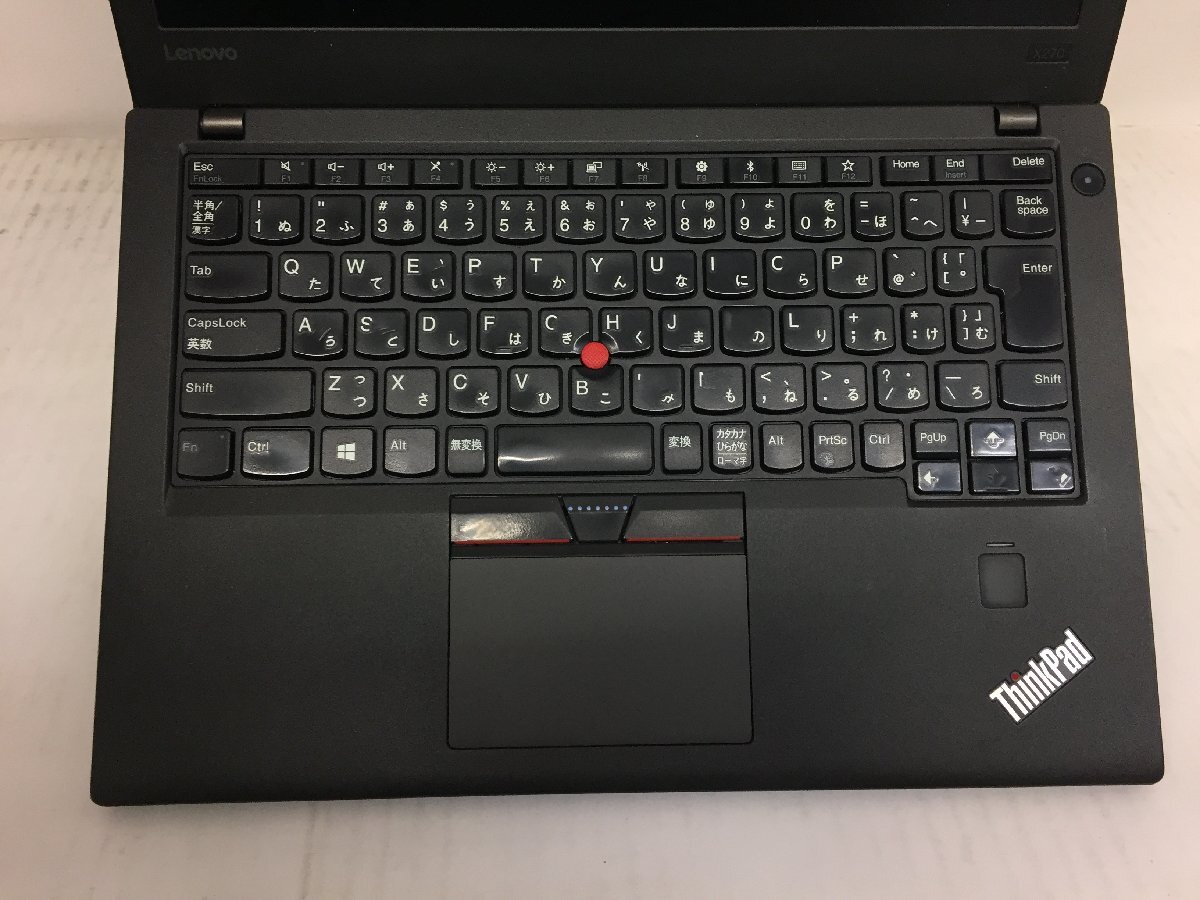 ジャンク/ LENOVO 20HMA0RMJP ThinkPad X270 Intel Core i5-7200U メモリ8.19GB SSD128.03GB 【G21811】の画像4