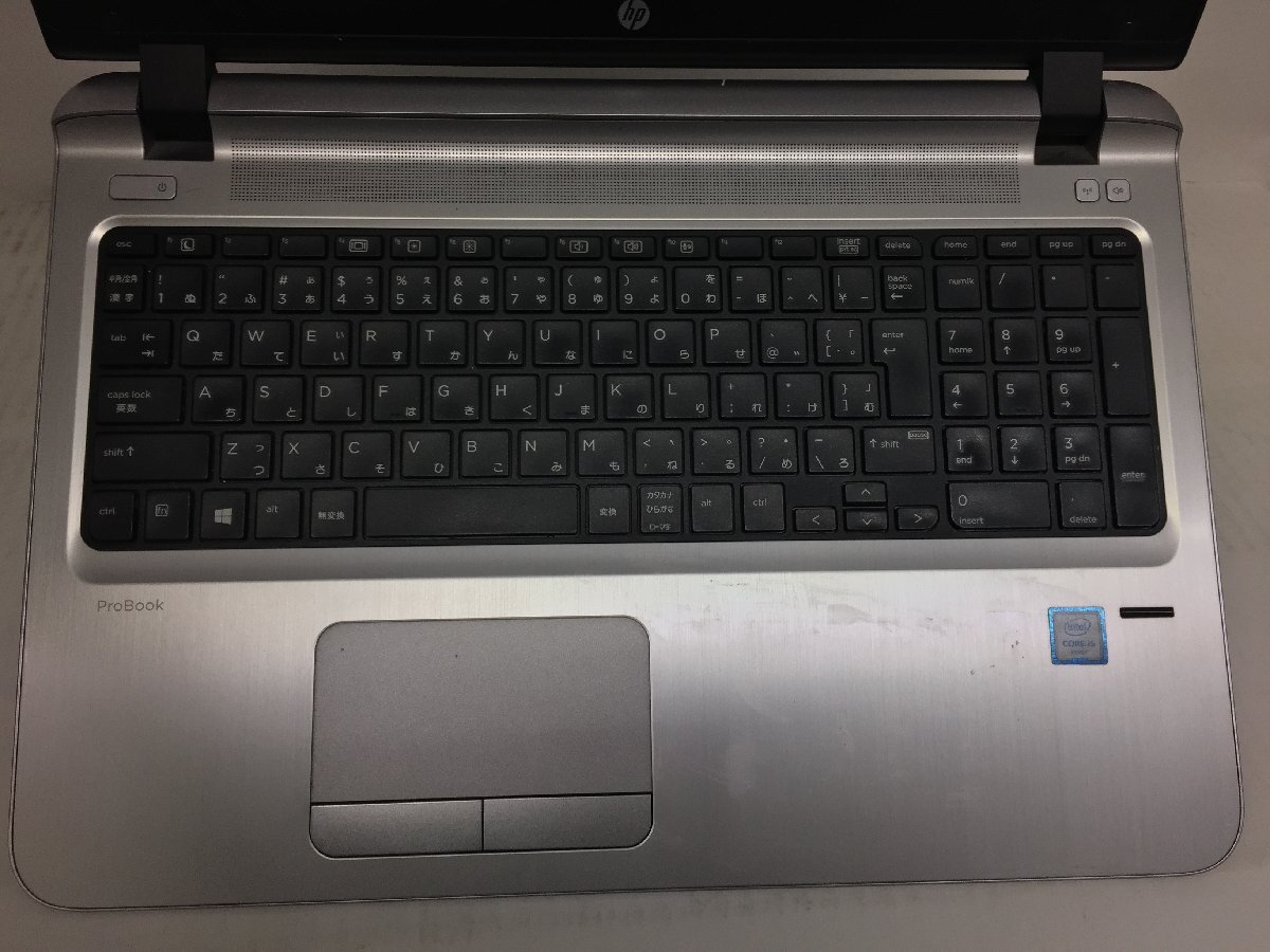 ジャンク/ HP HP ProBook 450 G3 Intel Core i5-6200U メモリ8.19GB HDD500.1GB 【G21962】の画像4