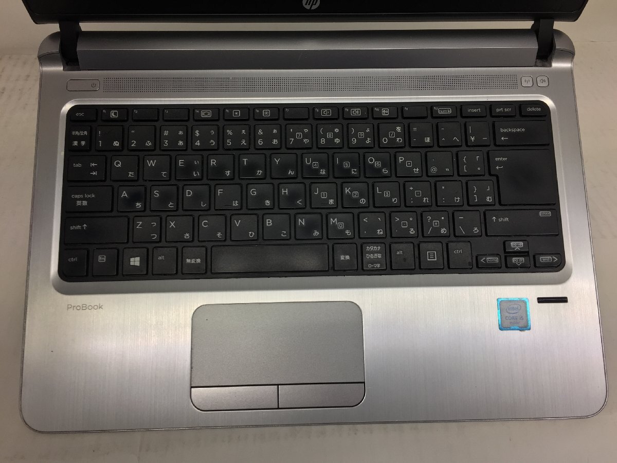 ジャンク/ HP HP ProBook 430 G3 Intel Core i5-6200U メモリ8.19GB HDD500.1GB 【G21944】_キーボードにテカリがあります