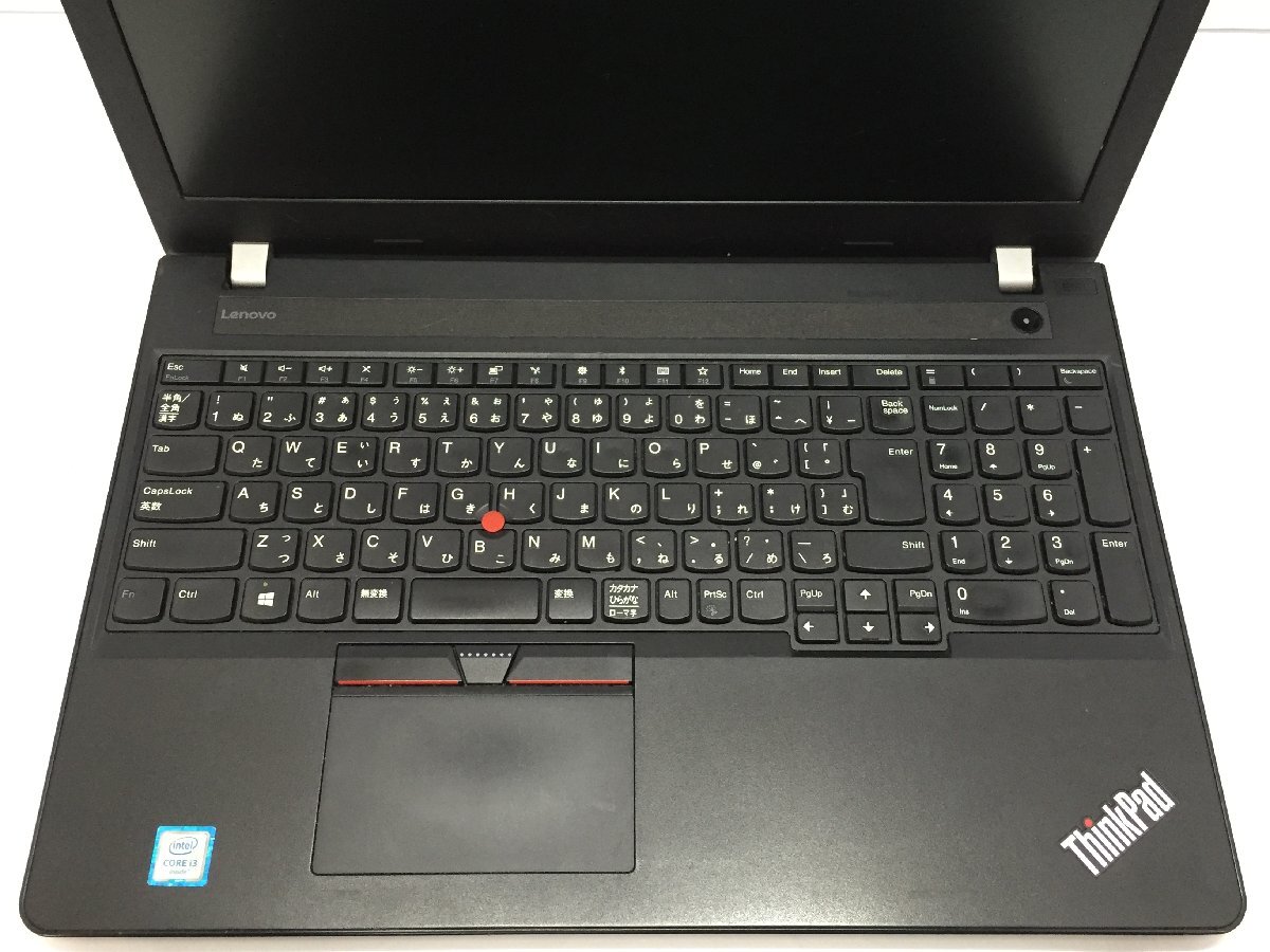 ジャンク/ LENOVO 20H6A0CKJP ThinkPad E570 Intel Core i3-6006U メモリ4.1GB HDD500.1GB 【G22234】_キーボードにテカリがあります