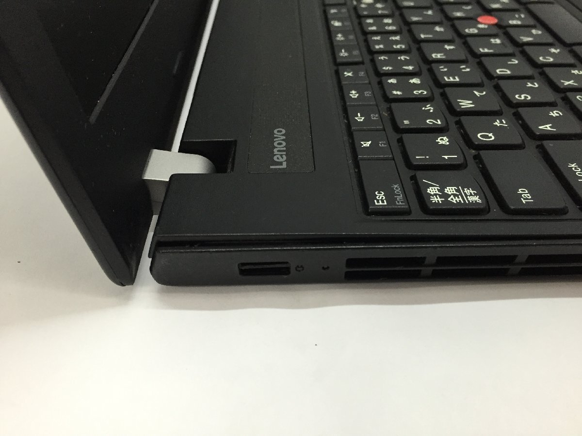 ジャンク/ LENOVO 20H6A0CKJP ThinkPad E570 Intel Core i3-6006U メモリ4.1GB HDD500.1GB 【G22233】_側面にひび割れがあります