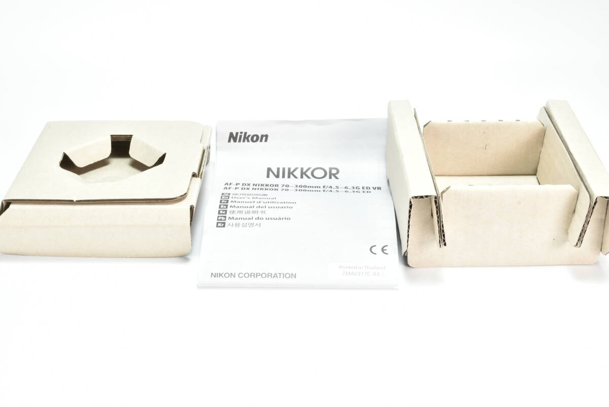 Nikon AF-P DX NIKKOR 70-300mm f/4.5-6.3G ED VR 空箱 送料無料 EF-TN-YO1520の画像4