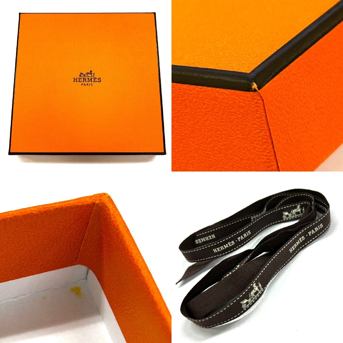 美品◆エルメス HERMES◆ダブルライン ロゴ ハンカチ ピンク ローズクレール 綿100％ コットン ルロタージュ仕上げ 箱/ショッパー/タグ付き